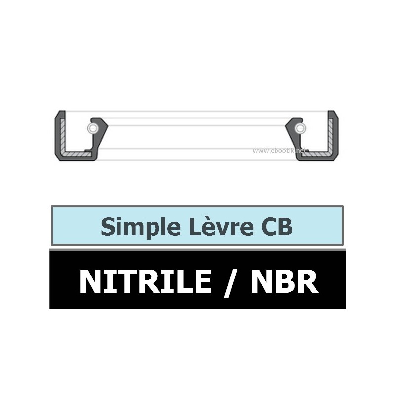 Joint plat NBR - nitrile sans amiante- Sélection Plomberie Online